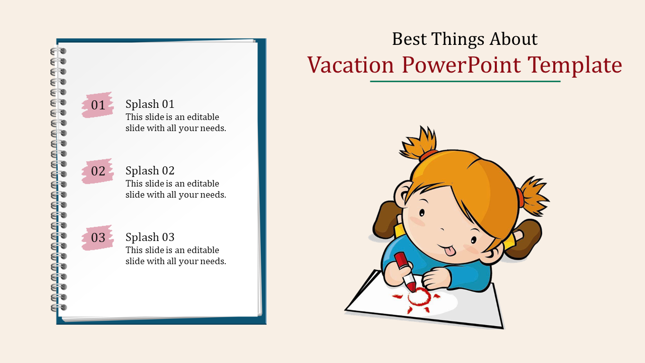 vacation powerpoint template-Best Things About Vacation Powerpoint Template